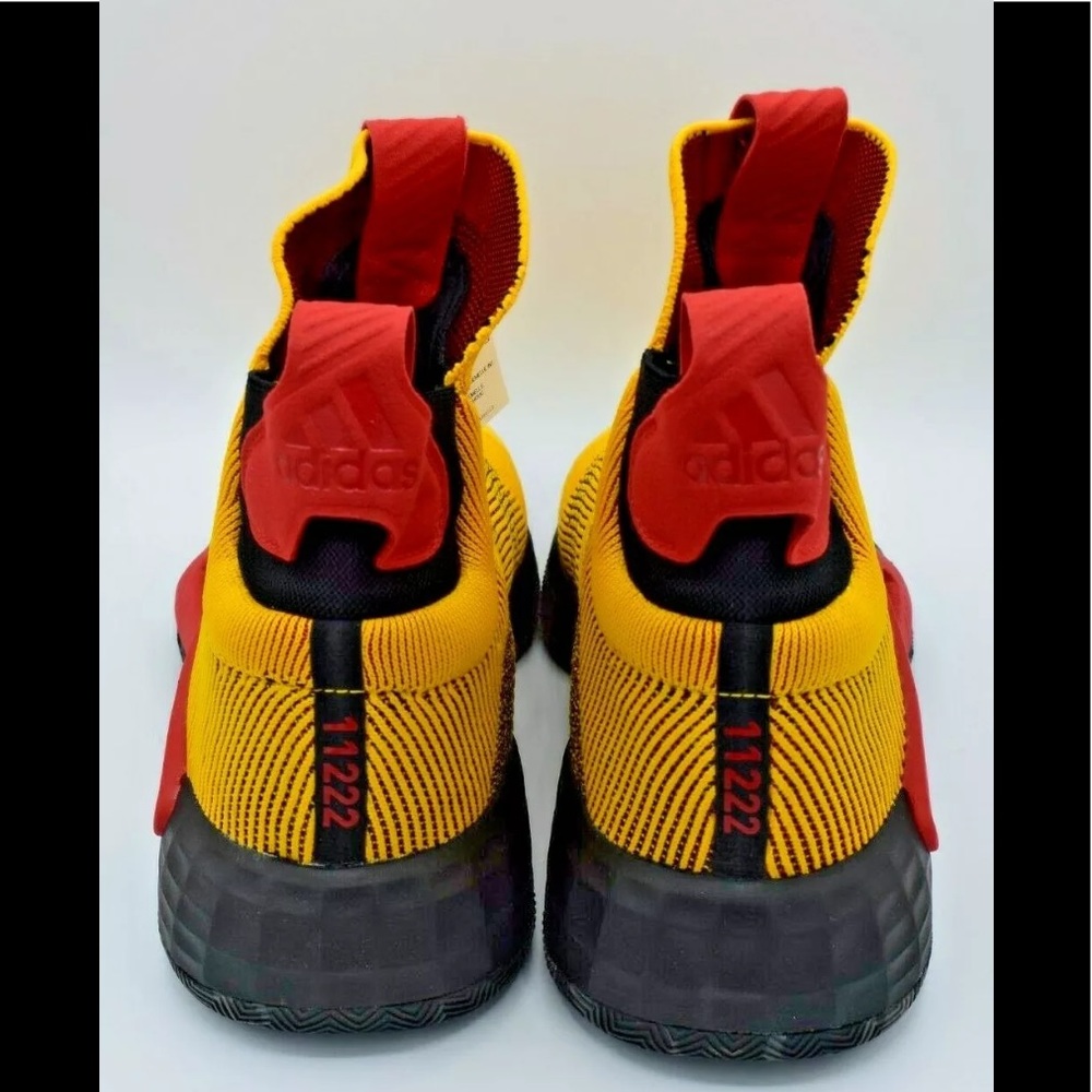 NEW Adidas N3xt L3V3l Mens Basketball Shoes Gold - Picture 6 of 8